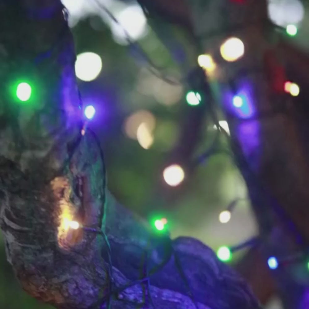 Guirnalda Jardin de Hadas De 100 Luces LED Energía solar